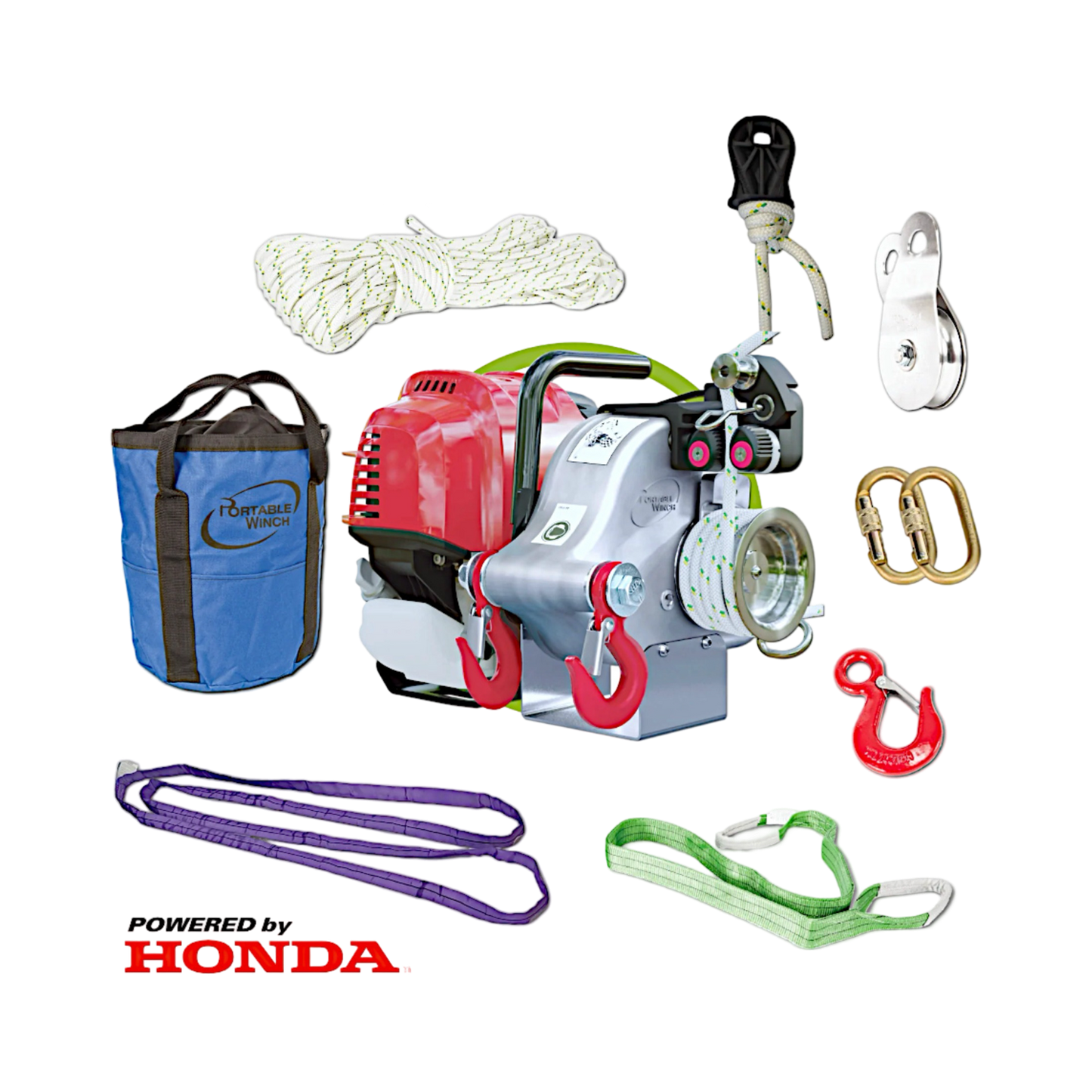 PORTABLE WINCH PCW4000-A - TREUIL ACCESSOIRISÉ