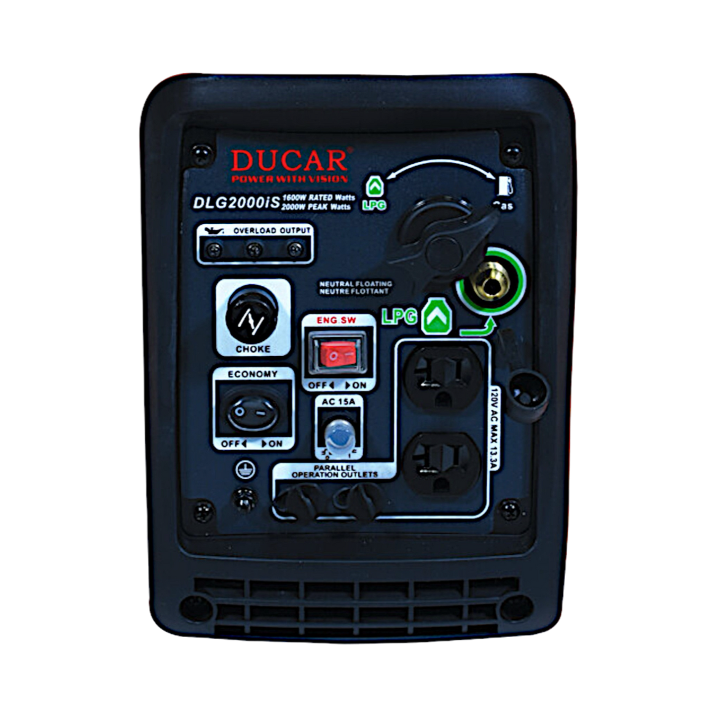 DUCAR DUEDLG2000IS GENERATRICE ESSENCE ET PROPANE