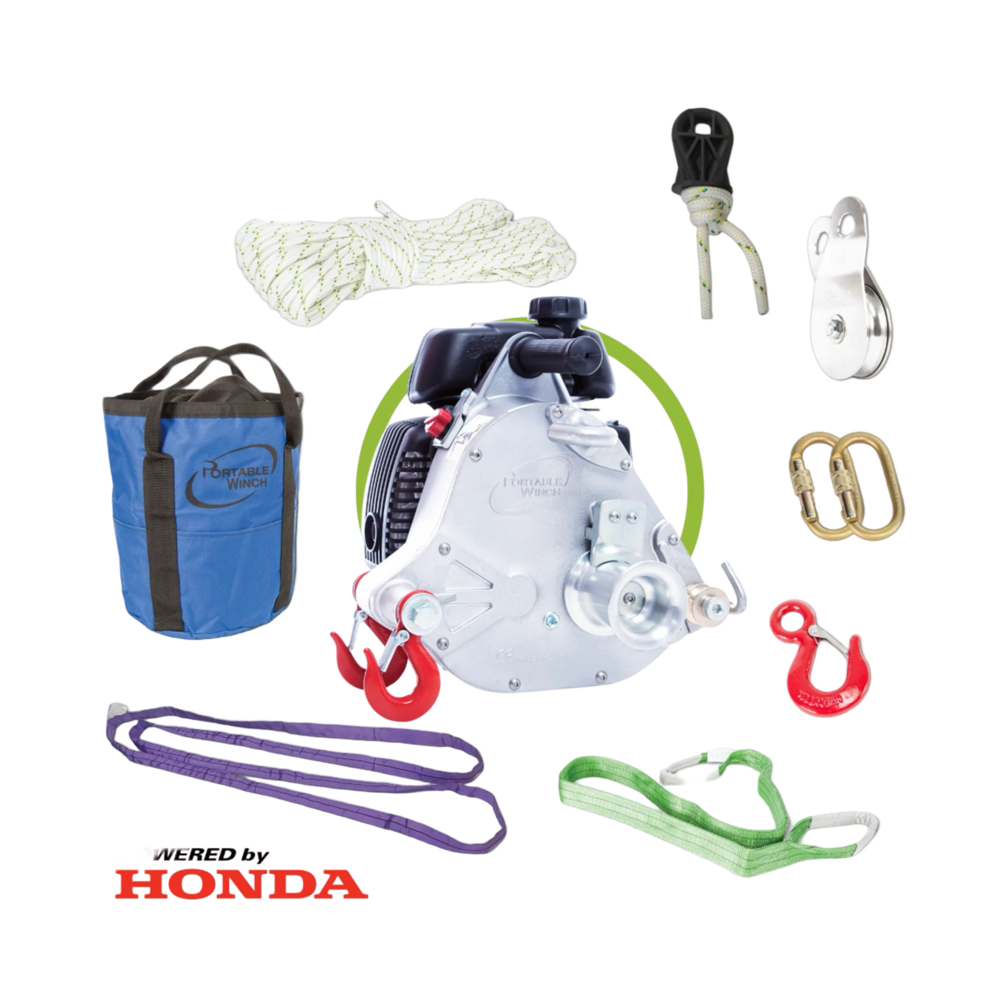 PORTABLE WINCH PCW5000-A - TREUIL ACCESSOIRISÉ