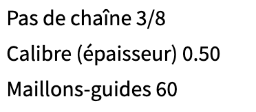 CHAINE DE REMPLACEMENT OREGON