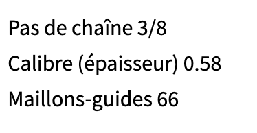 CHAINE DE REMPLACEMENT OREGON