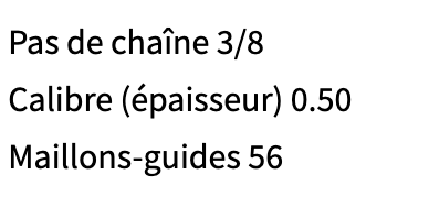CHAINE DE REMPLACEMENT OREGON